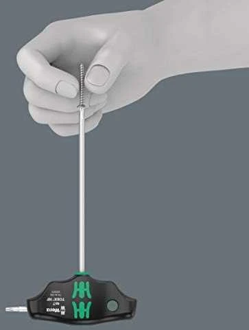 Atsuktuvas su T-formos rankena WERA 467 Torx HF TX25x100