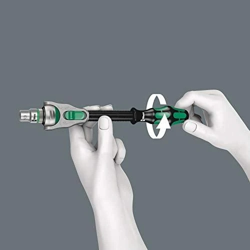 Wera „Zyklop Speed“ 1/4" terkšlinių galvučių rinkinys