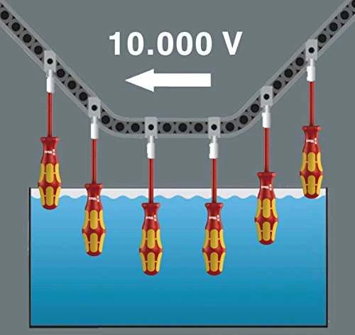 Atsuktuvo rankena Wera, 1000V, VDE, keičiamiems antgaliams