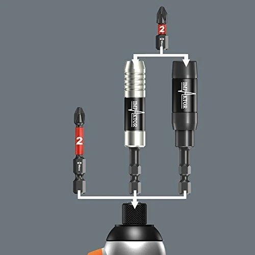 Antgalių laikiklis 1/4" su magnetu WERA 897/4 IMP R