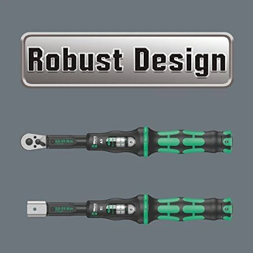 Dinamometrinis raktas Wera Click-Torque A 6; 1/4''; 2,5-25 Nm