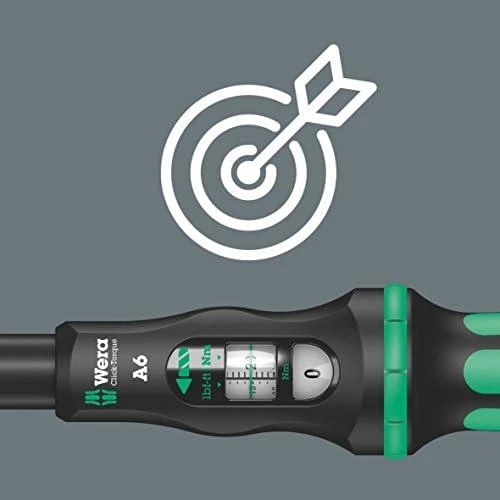Dinamometrinis raktas Wera Click-Torque A 6; 1/4''; 2,5-25 Nm