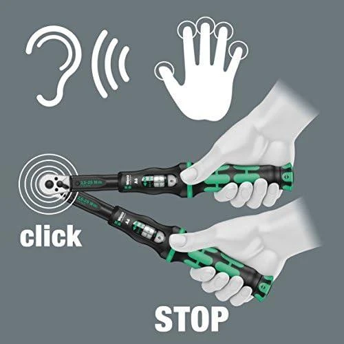 Dinamometrinis raktas Wera Click-Torque A 6; 1/4''; 2,5-25 Nm