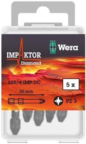 Antgalis 855/4 IMP DC PZ 3 x 50 mm, Wera