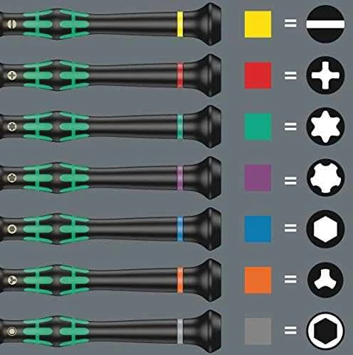 WERA Kraftform Micro 12 Electronics 1 atsuktuvų rinkinys