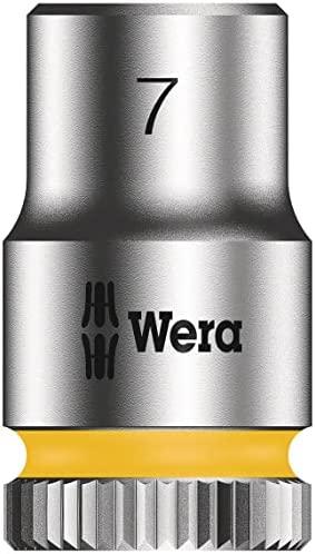 Wera Wera A 4 socket magnet strip Zyklop socket set 1/4 (juodas/žalias, 9 pieces)