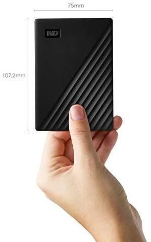 Išorinis kietasis diskas HDD Western Digital My Passport (1TB, USB 3.2) Juodas