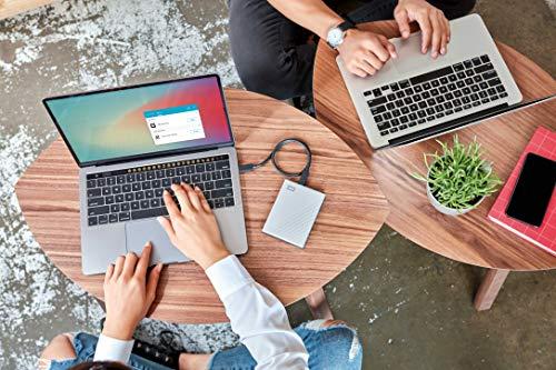 Kietasis diskas 2,5 Western Digital „My Passport Ultra Mac“ 4 TB su integruotu USB-C/USB3.0 HDD 6,4 cm 2,5 colio metalinės apdailos RTL nešiojamas išorinis diskas