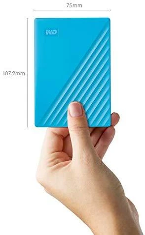 Išorinis kietasis diskas HDD Western Digital My Passport (4TB, USB 3.2) Mėlyna