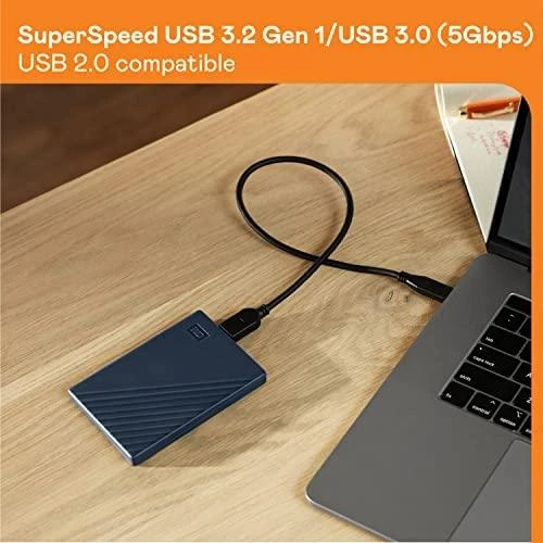 Kietasis diskas Western Digital My Passport for MAC 5TB Mėlyna