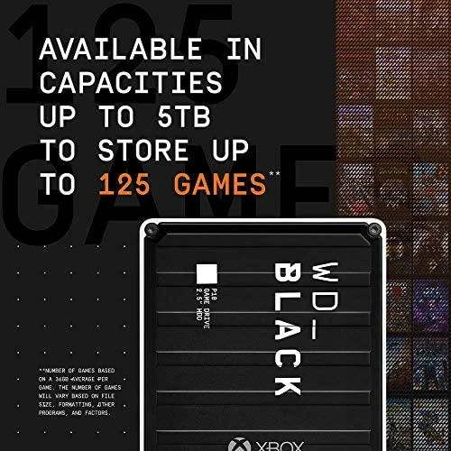 Kietasis diskas Sandisk WD Juodas P10 Game Drive for XBOX One 5TB