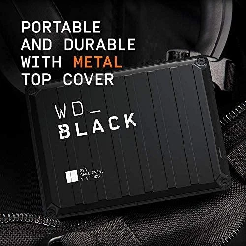 Sandisk Western Digital P10 Game Drive Išorinis kietasis diskas 4 TB 2.5" Micro-USB B 3.2 Gen 1 (3.1 Gen 1) Juodas