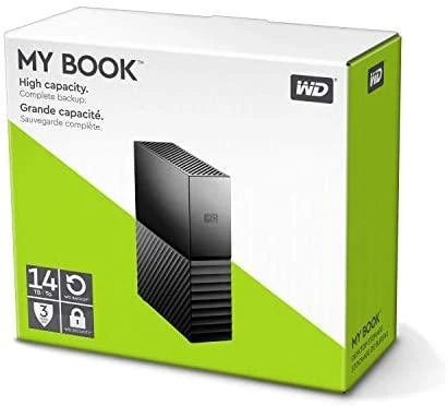 Kietasis diskas Western Digital MyBook Ess. 14.0 TB / juodas