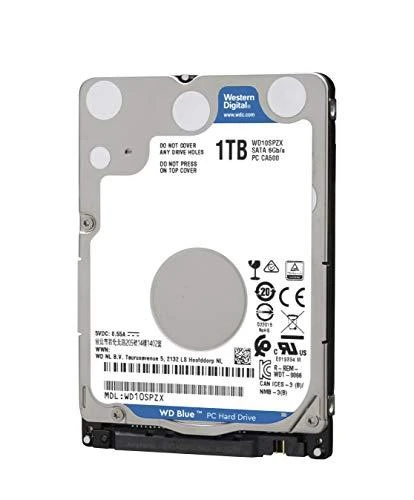 Sandisk WD Mėlyna Mobile 1TB HDD 5400rpm SATA serial ATA 6Gb/s 128MB cache 2,5inch 7mm Heigth RoHS compliant intern Bulk
