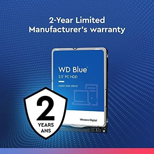 Sandisk WD Mėlyna Mobile 1TB HDD 5400rpm SATA serial ATA 6Gb/s 128MB cache 2,5inch 7mm Heigth RoHS compliant intern Bulk