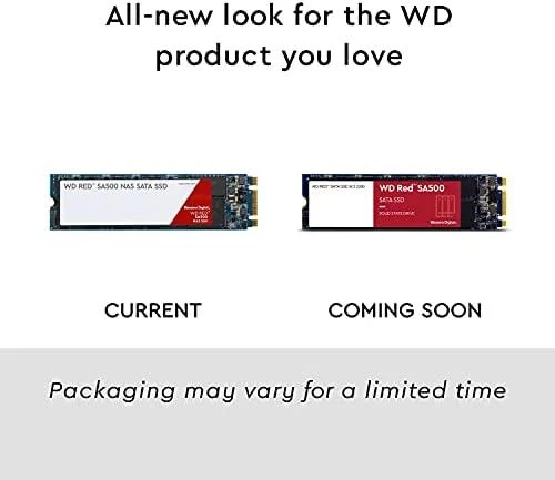 SanDisk WD Raudona SSD SA500 NAS 2TB SATA III 6Gb/s M.2 2280 Bulk