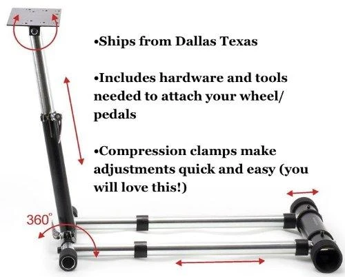 Stovas vairui Wheel Stand Pro Deluxe V2 T500RS (WSP T500 DELUXE)