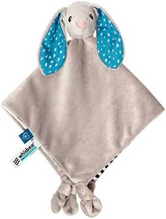Whisbear DouDou antklodė Cuddly Bunny pilka