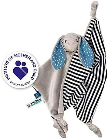 Whisbear DouDou antklodė Cuddly Bunny pilka