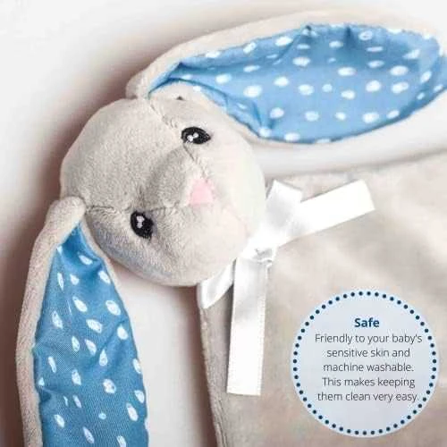 Whisbear DouDou antklodė Cuddly Bunny pilka