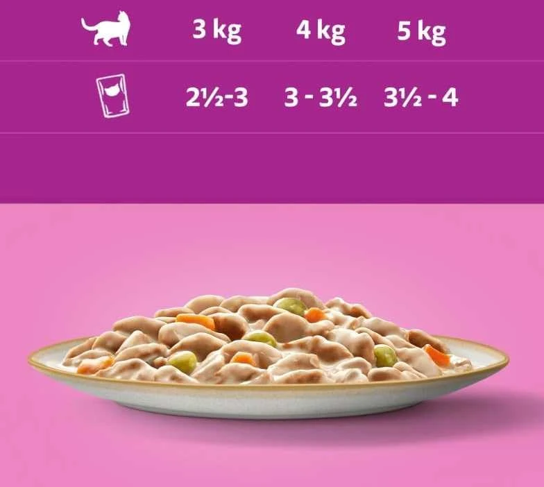 Drėgnas Kačių Maistas - Whiskas Skanus Mišinys 12x85g