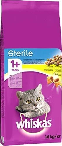 Whiskas Cat Adult Sterile su Vištiena 14kg