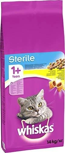 Whiskas Cat Adult Sterile su Vištiena 14kg
