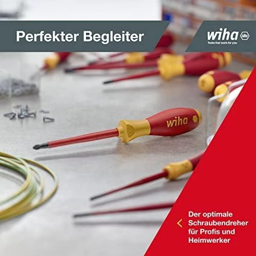 Atsuktuvų rinkinys elektrikui WIHA SoftFinish Phillips (6 vnt.)