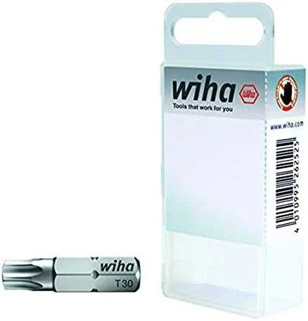 Grąžtas Wiha 7015 Z - 2 vnt. - Torx - T20 - T20 - chromo-vanadžio plienas - 2,5 cm