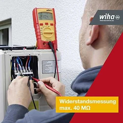 Skaitmeninis multimetras iki 600 V AC WIHA, Elektrikams