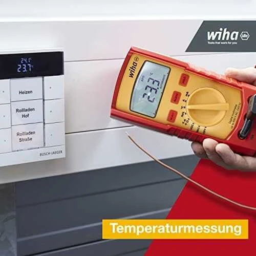 Skaitmeninis multimetras iki 600 V AC WIHA, Elektrikams
