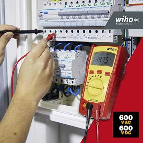 Skaitmeninis multimetras iki 600 V AC WIHA, Elektrikams