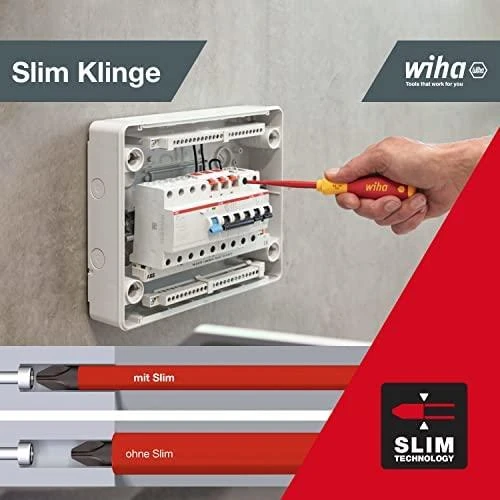 Atsuktuvų WIHA rinkinys 3201SF SATZ, 12 vnt. Elektrikams 1000 V