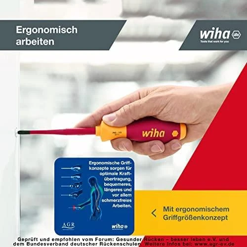 Atsuktuvų WIHA rinkinys 3201SF SATZ, 12 vnt. Elektrikams 1000 V