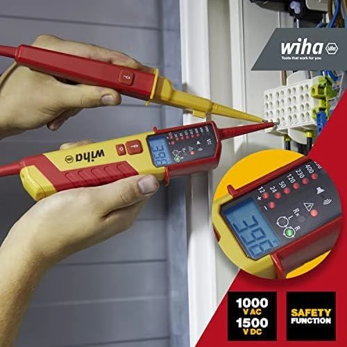 Įtampos ir tęstinumo testeris 0,5 - 1 000 V AC Wiha, Elektrikams
