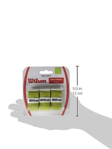 Apvija Lauko Teniso Raketei Wilson Pro Soft Absorbent Overgrip Žalia 3 vnt