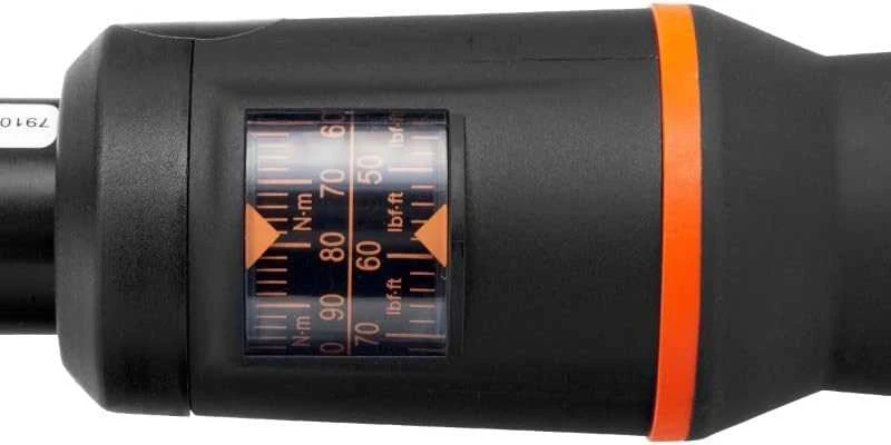 Bahco Mechaninis dinamometrinis raktas 10-50Nm ±3% (CW & CCW) 3/8" 335mm, langelio tipo skalė