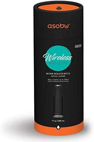 Asobu – belaidis ritmas – izoliuotas nerūdijančio plieno butelis su BT garsiakalbiu akvamarinas