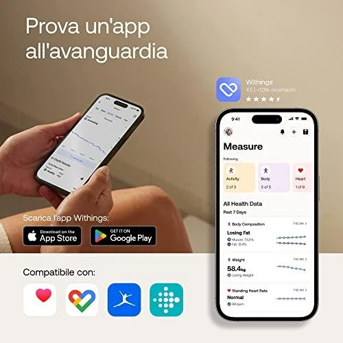 Withings Body Smart svarstyklės - Baltos