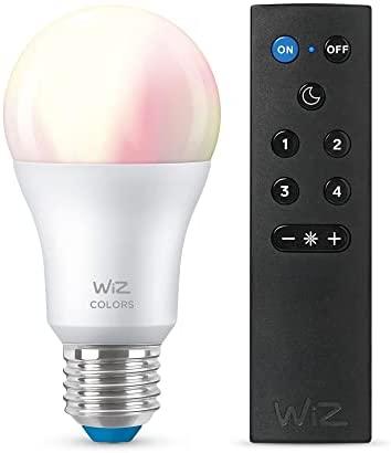 Nezatříděno „Signify WiZ Baltas & Color“ 60 W E27 A60 „Standardform 1er“ + nuotolinio valdymo pultas