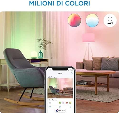 Nezatříděno „Signify WiZ Baltas & Color“ 60 W E27 A60 „Standardform 1er“ + nuotolinio valdymo pultas