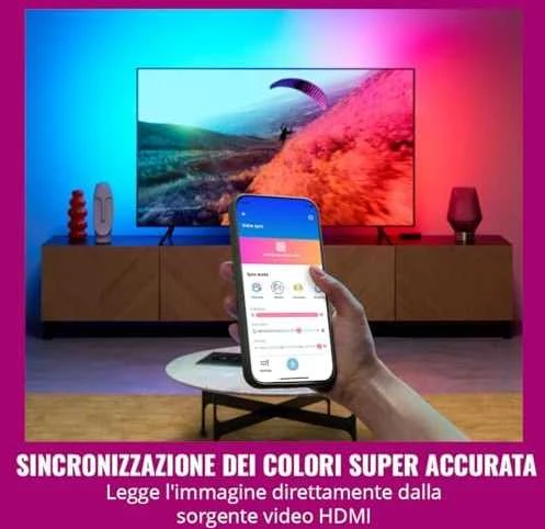 Signify/Philips „WiZ Sync“ dėžutės pradinis rinkinys 55–65 colių (ES)