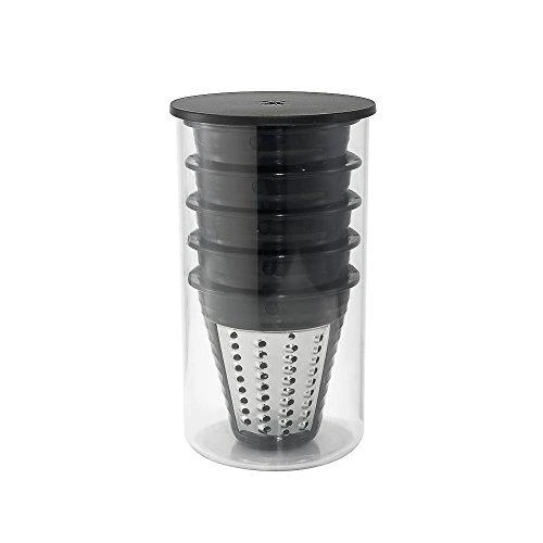 WMF KITCHENminis Salad chopper Salat-to-go Juodas/ stainless steel, 150 W, Greičių skaičius 2,