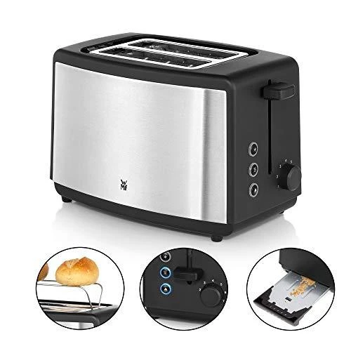 Skrudintuvas WMF BUENO Toaster WMF WMF BUENO Sidabrinis/ juodas, Nerūdijantis plienas, 800 W, Number of slots 2, Number of power levels 7