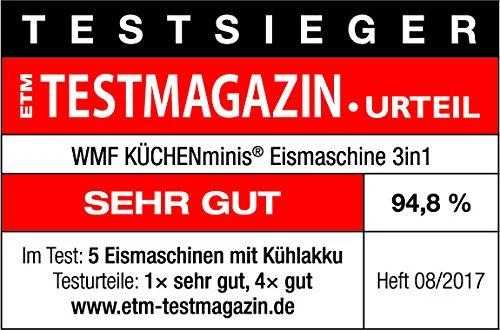 WMF KITCHENminis 3-in-1 ledų gaminimo aparatas Sidabrinis