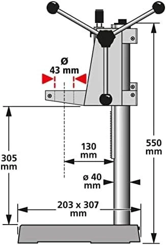 Gręžimo stovas Wolfcraft 5027000