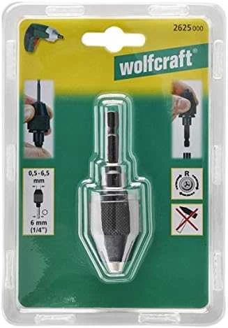 Greitos fiksacijos griebtuvas Wolfcraft 2625000; 0,5-6,5 mm; 1/4''