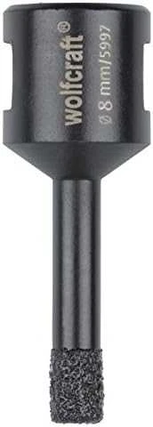 Grąžtas Wolfcraft Diamond pjūklas įdėklams 8 mm Wolfcraft Ceramic/M14, itin greitas