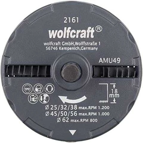 Wolfcraft KARŪNĖLĖ MEDŽ GRĘŽIMUI 25-62MM L18MM