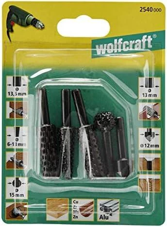 Wolfcraft šlifavimo angalių rinkinys 5 vnt (2540000)